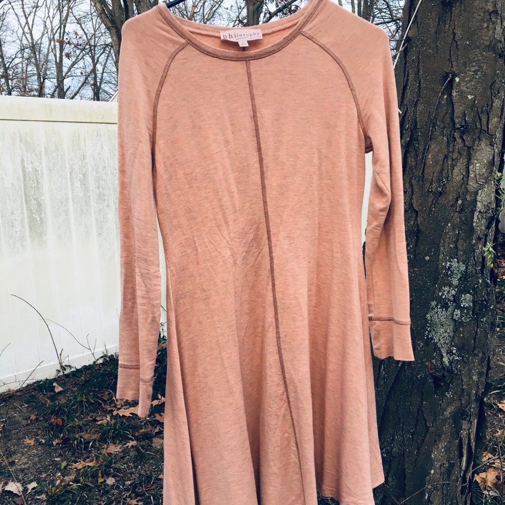 Philosophy pink raglan dress